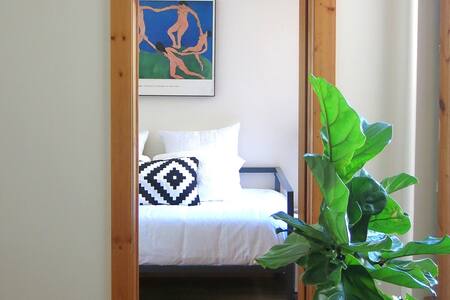 Bright, Modern, Cozy Room in Brooklyn Artist's Apt