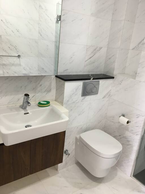 Modern designed bathroom