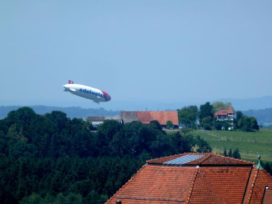 Frohburg, nicht nur Zeppelins können hier landen.