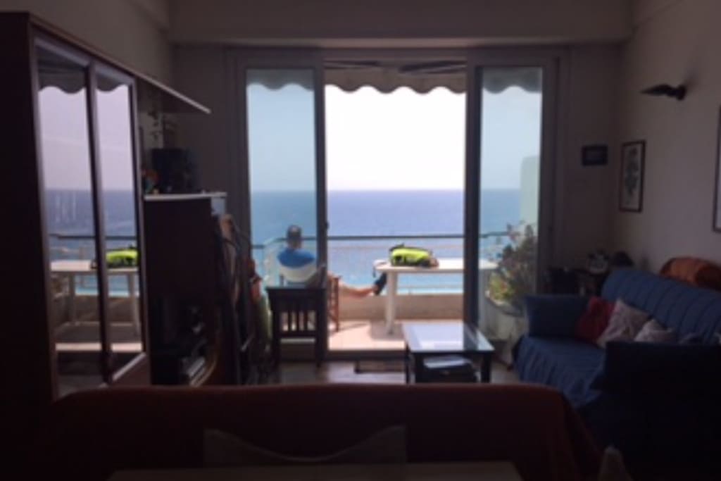 view from the living room
