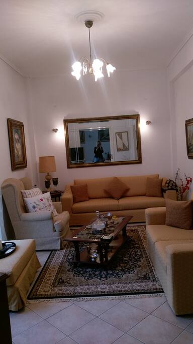 living room winter mood
