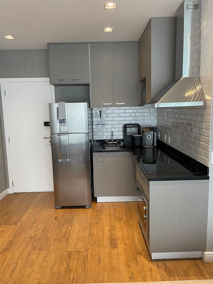 Moema Premium Apt | 45m² + Balcony + Garage - Moema