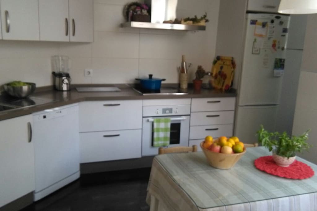 La cocina donde se preparara las comidas contratadas