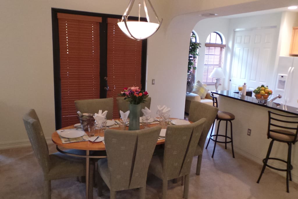 Open Plan Kitchen/Dining Room and Family Room