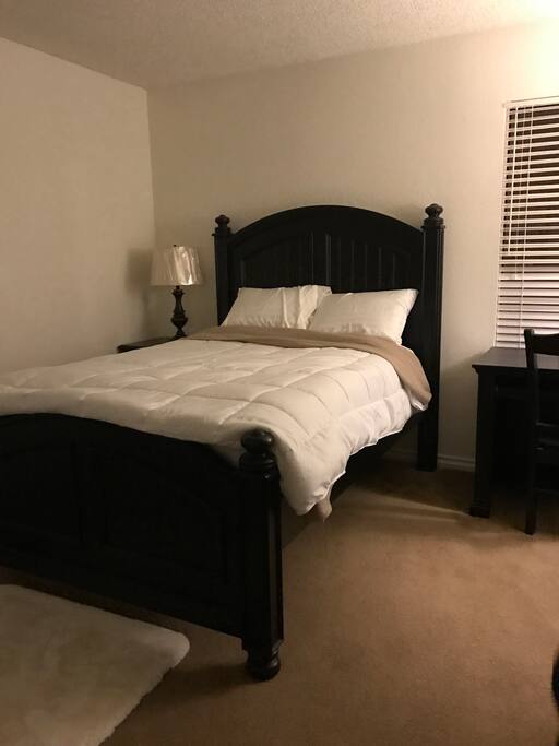 nice hardwood bed !!