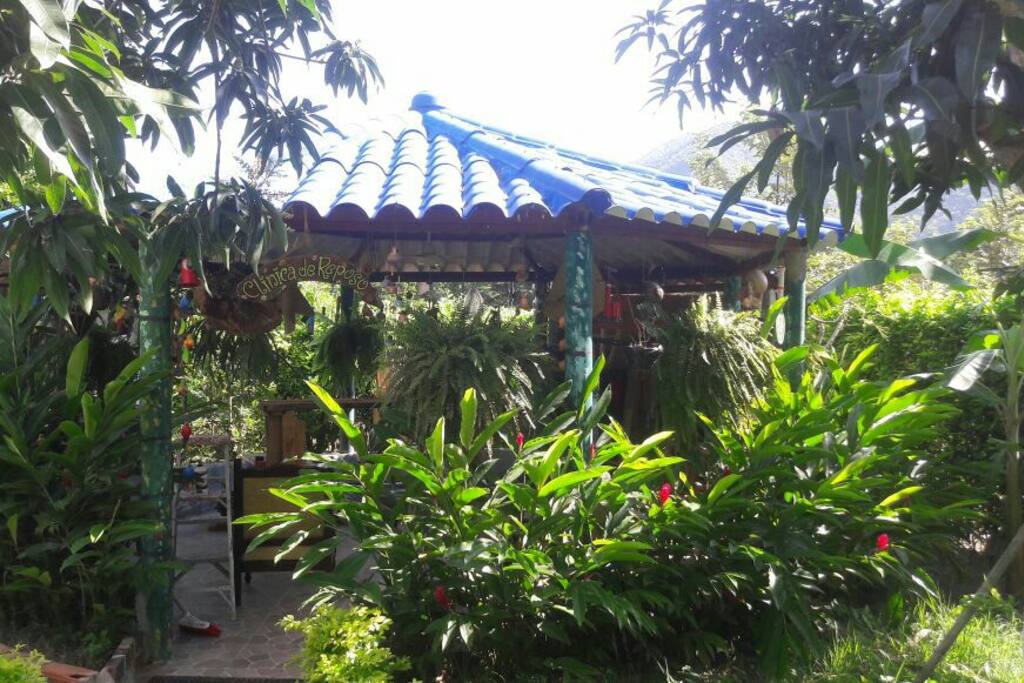 Kiosco y zona de camping