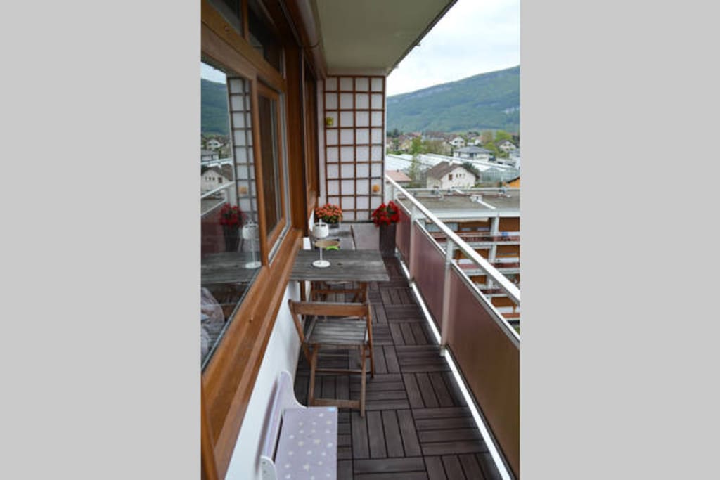balcon, vue exceptionnelle, plein sud