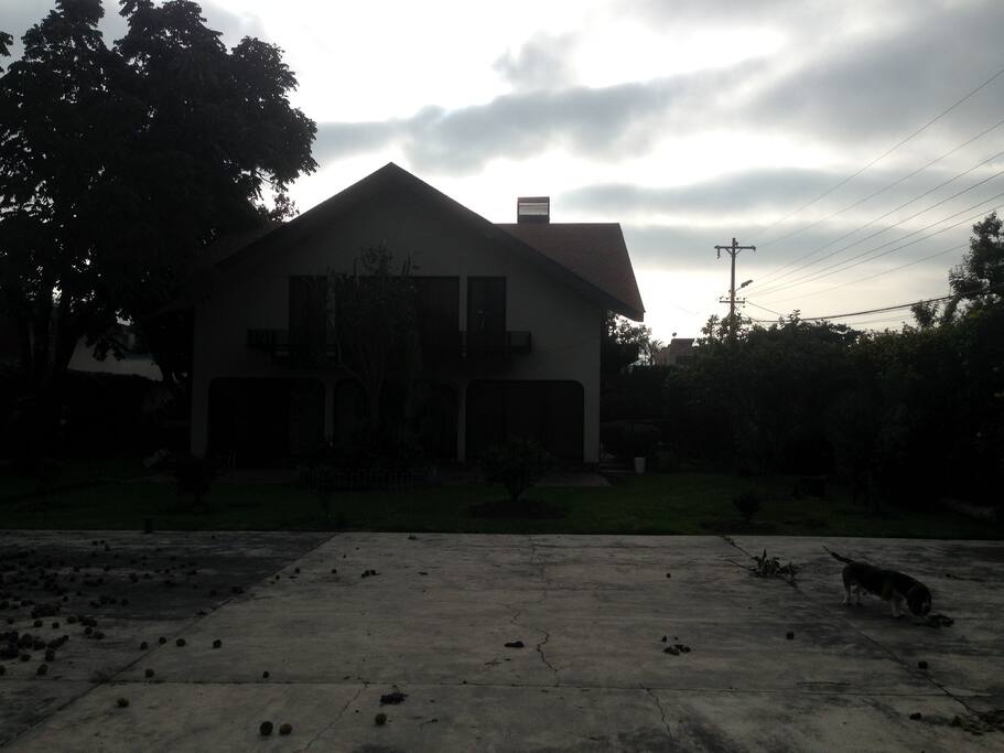 vista de la casa