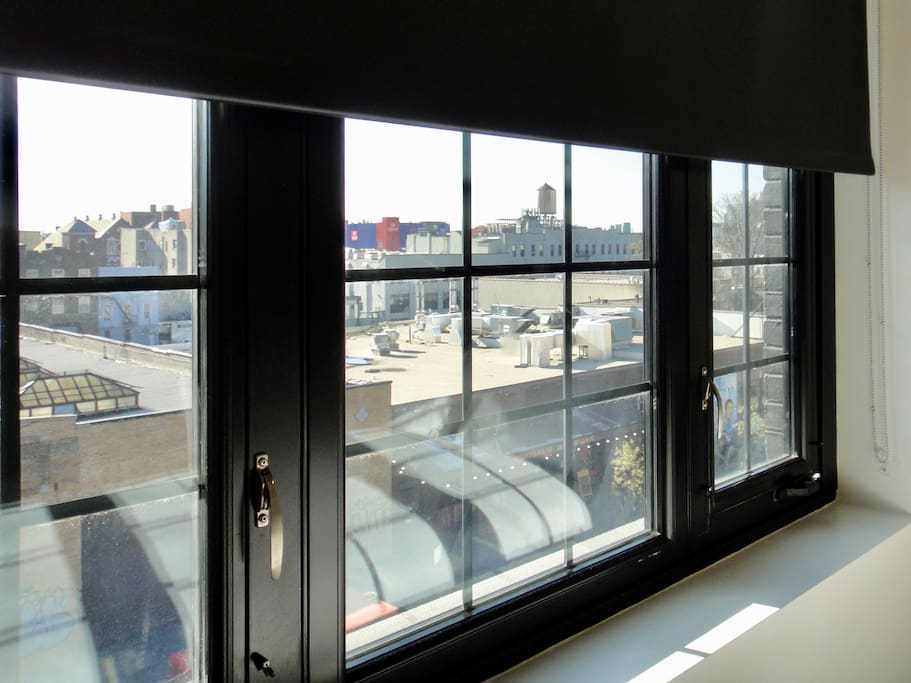 Factory Windows With The View At Classic Brooklyn