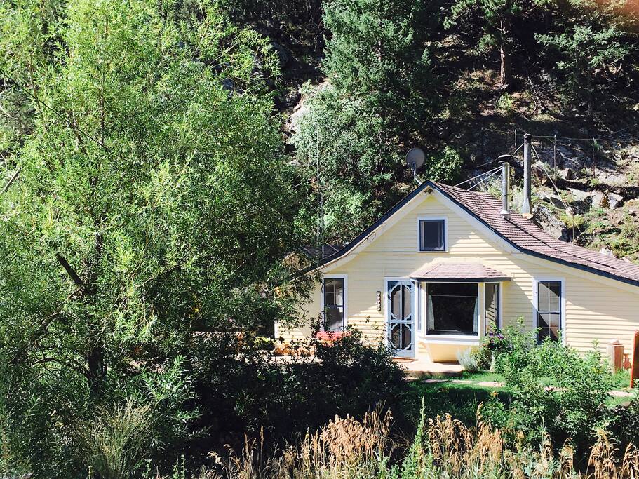 Pulling up to the cabin