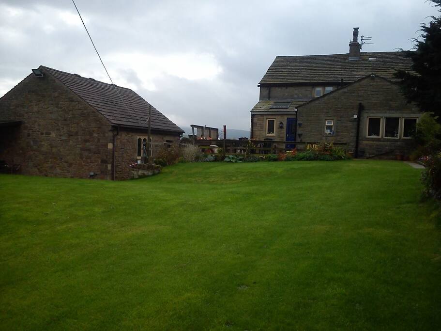 View from the garden