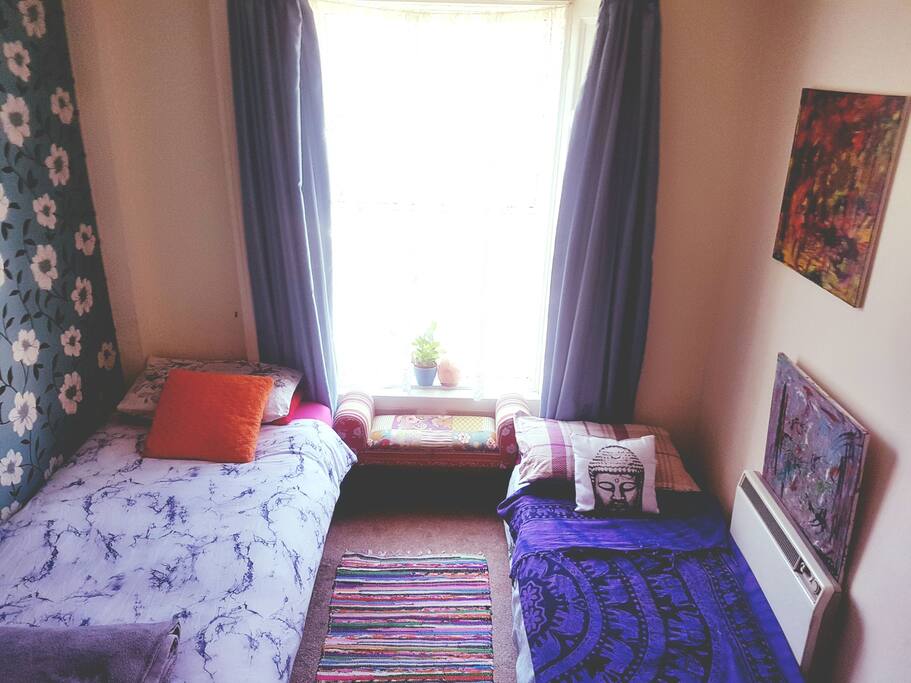 single bed and pull out bed