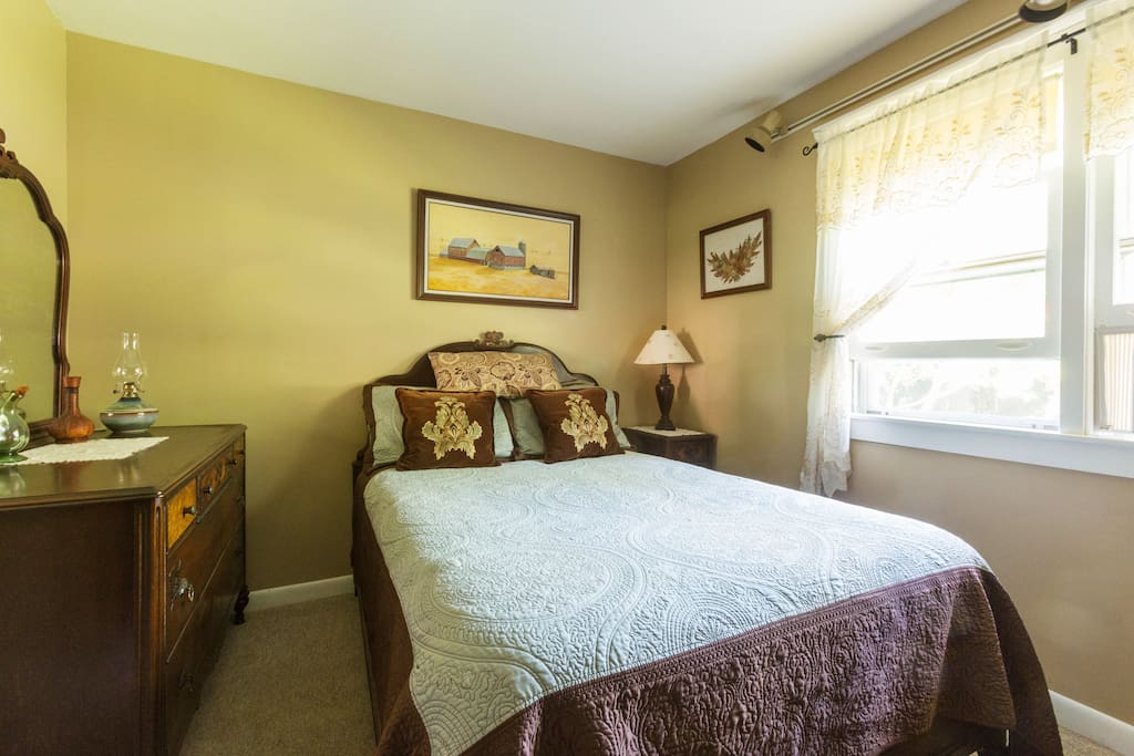 The Victorian room with a double bed