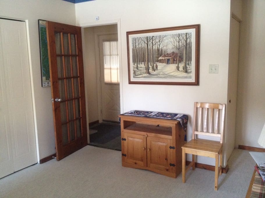 Front entry to condo