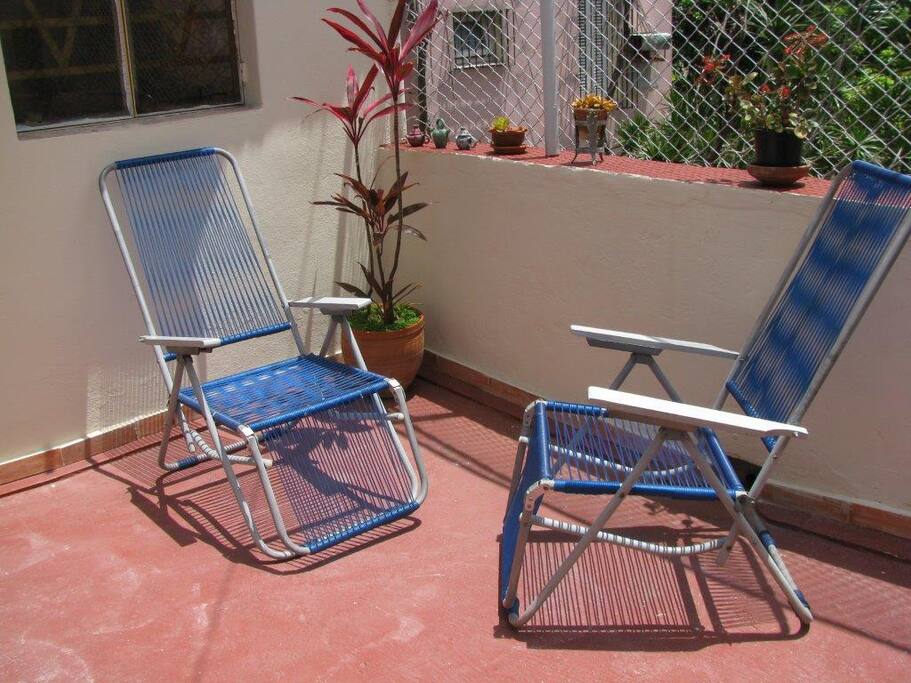 Nice private & sunny terrace