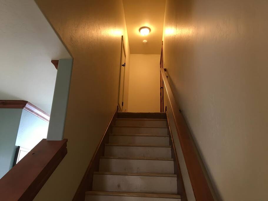 Stairs up to your Room