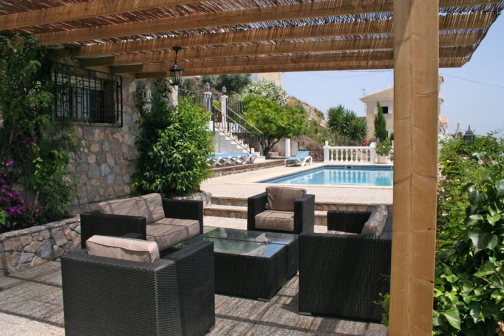 the chill out area - perfect for afternoon drinks