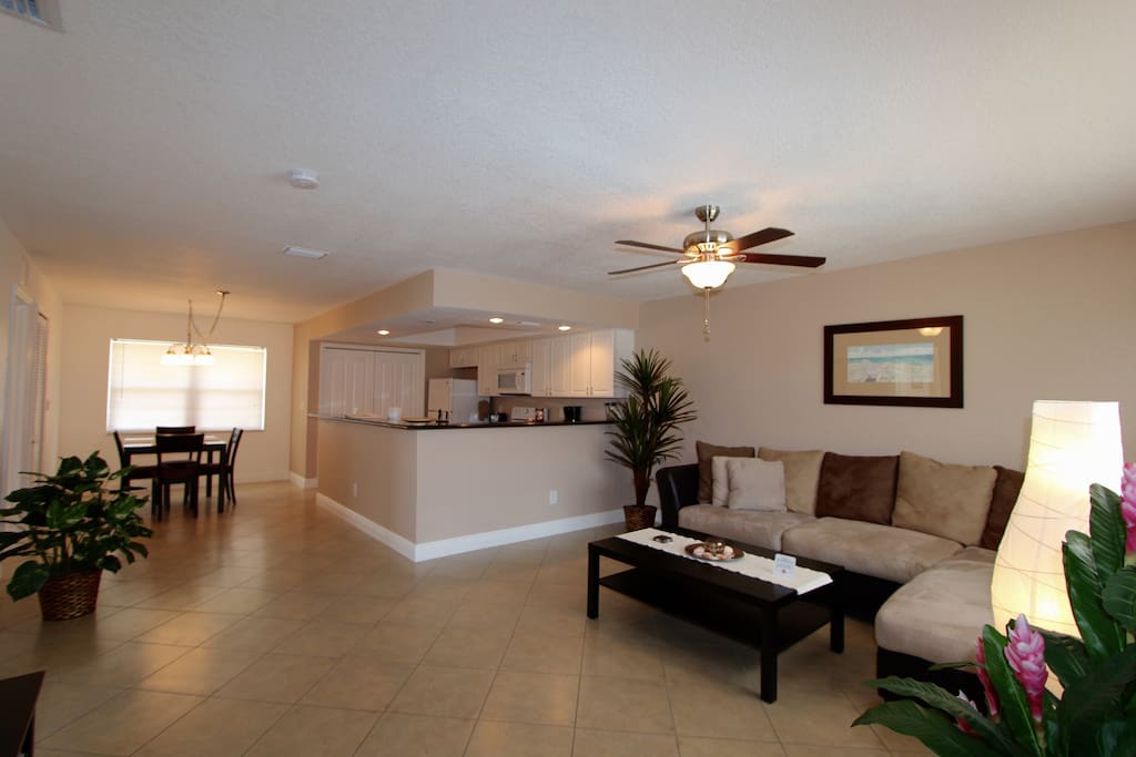 Large open floor plan