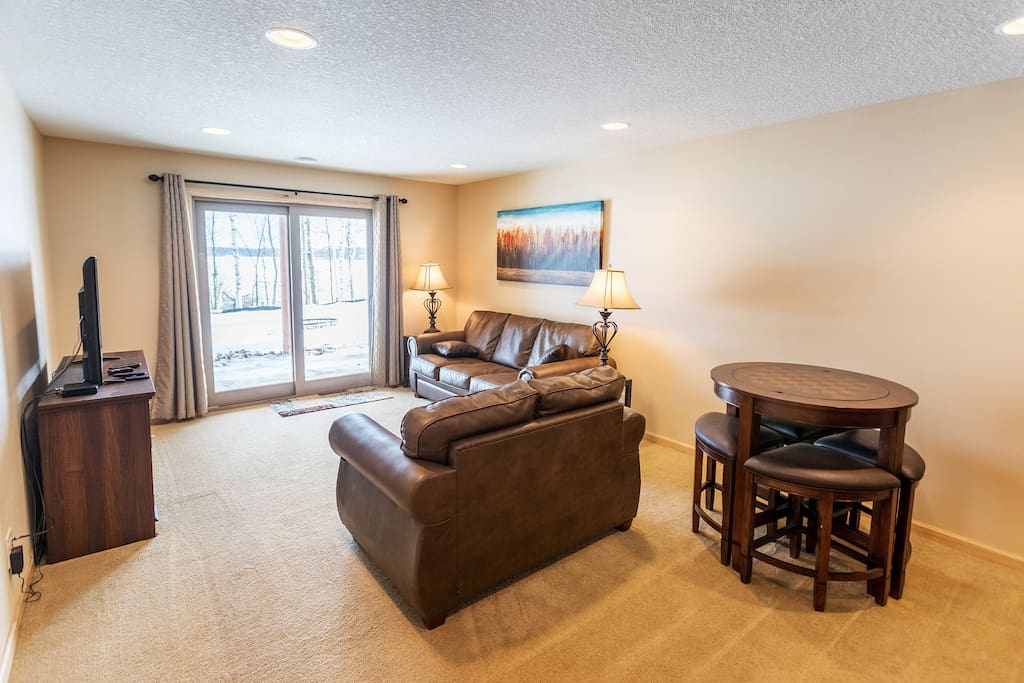Lower level family room