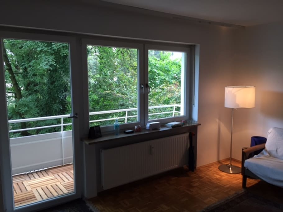 Private bedroom with balcony