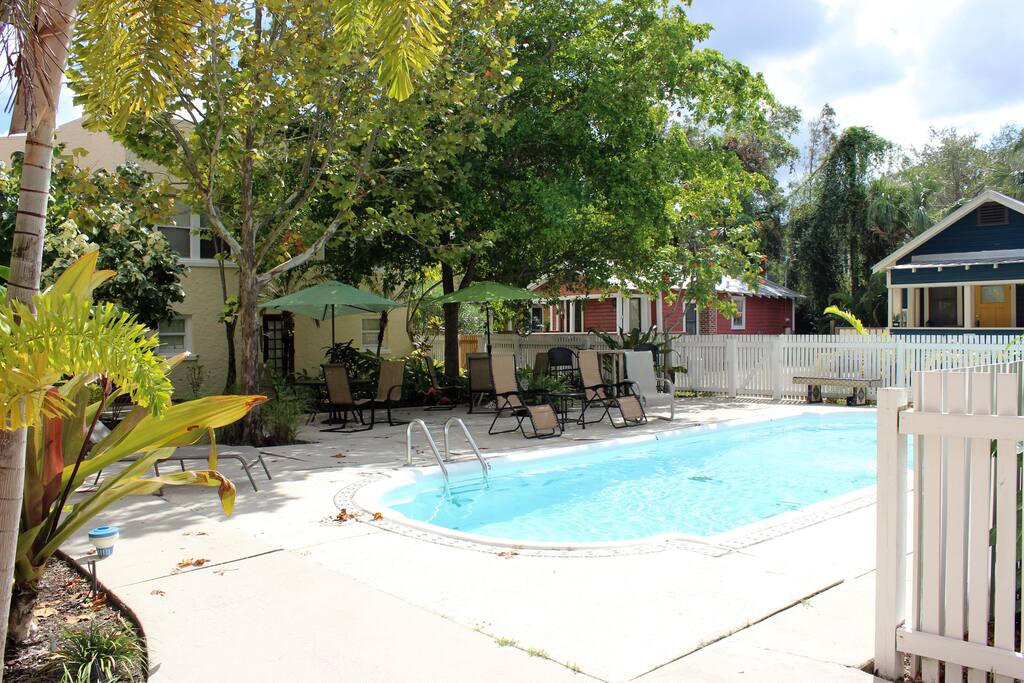 Your view from private poolside patio