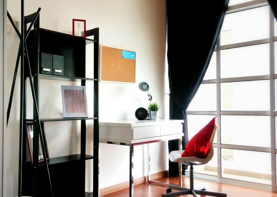 Private work station.