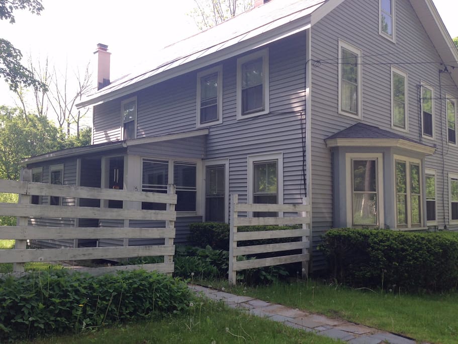 Front of the house and private entrance
