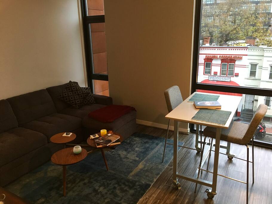 Views from the living and dining room.