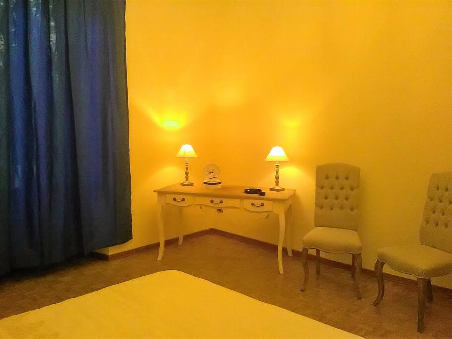 Elegant desk in our main double room