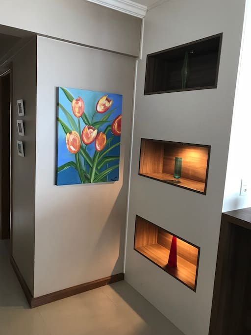 Hall de entrada do apartamento.