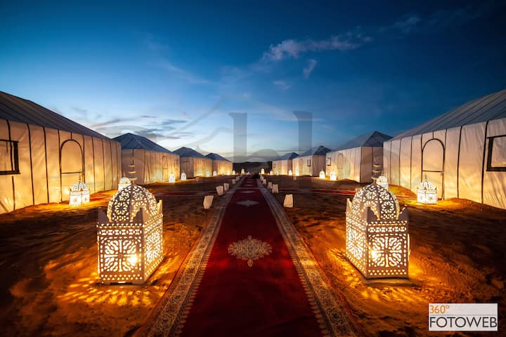 Unforgettable night in Merzouga desert