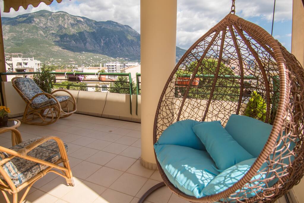 Relax in our outdoor living room aka veranda!