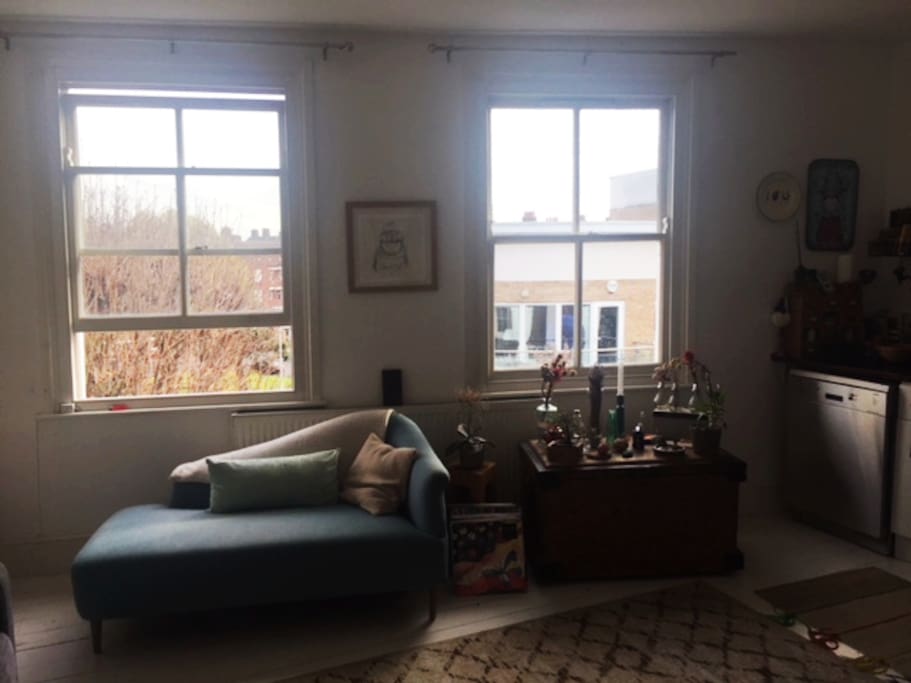 Living room with views