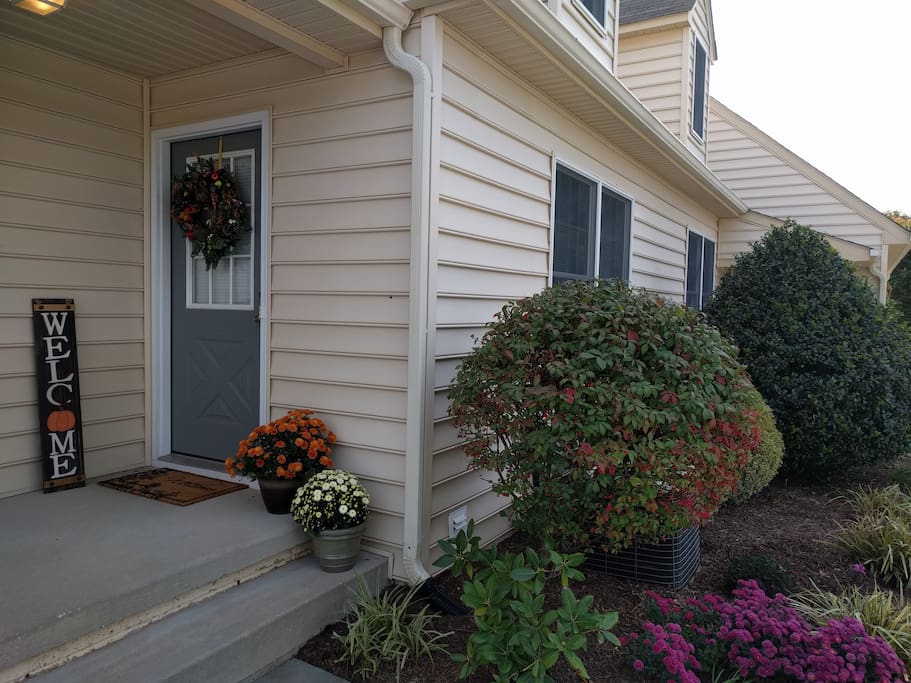 Welcome to our Country Retreat and your private entrance.