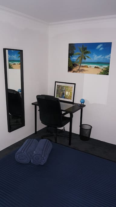 Desk and chair workspace