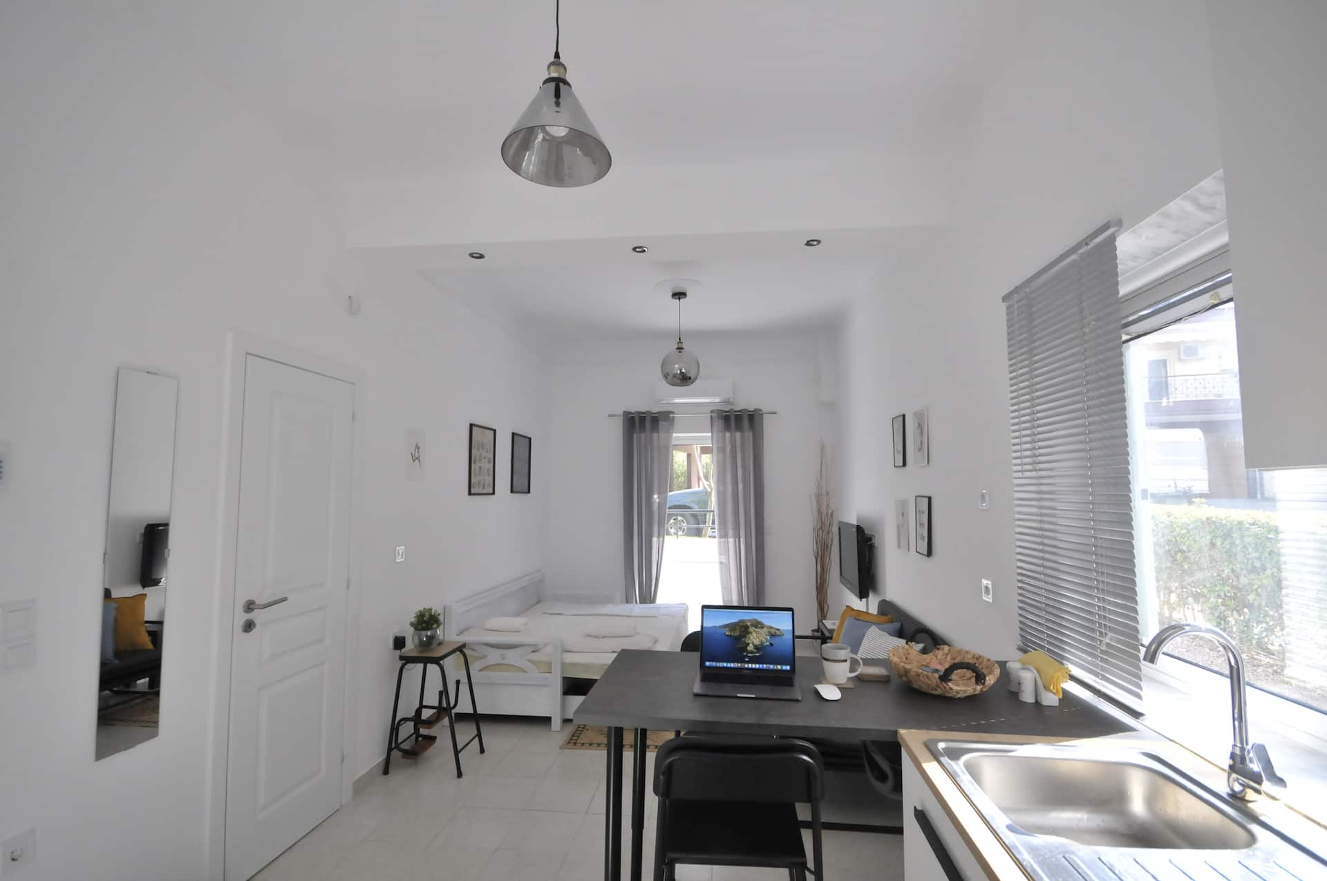Relaxing White Studio by the Sea