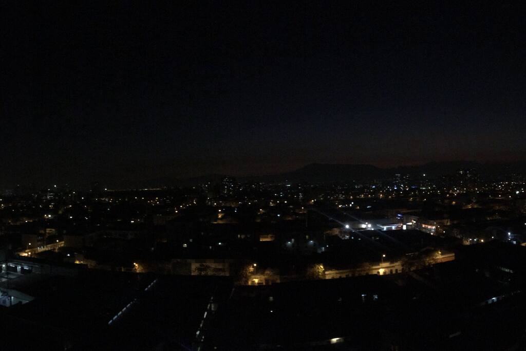 Vista balcón apartamento.