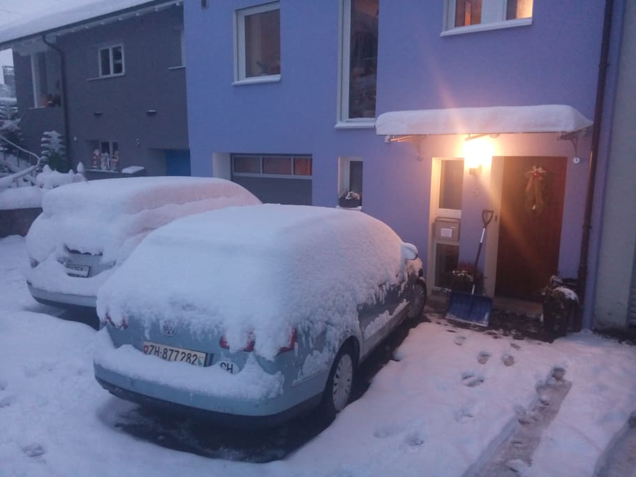 Wenn der Schnee fällt im Mooshof!