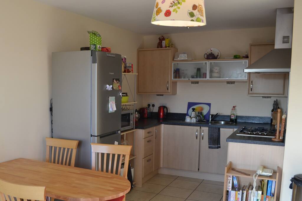 The shared kitchen