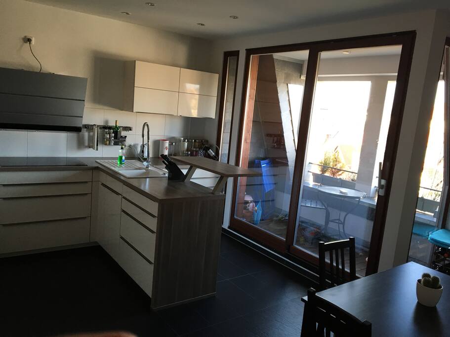 Küche mit Balkon/kitchen w balcony