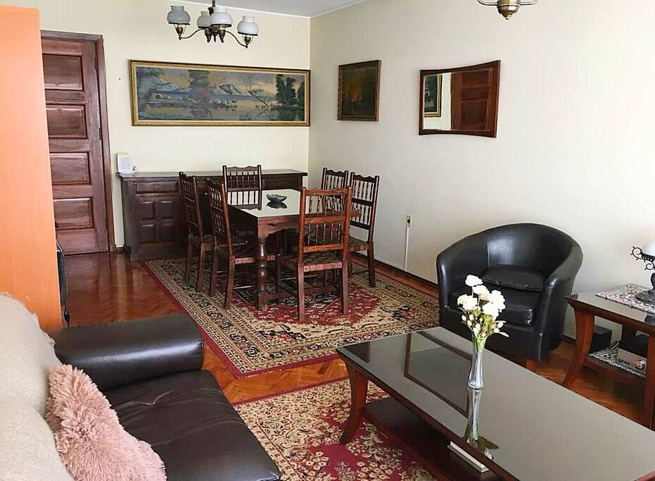 Dining room and living room