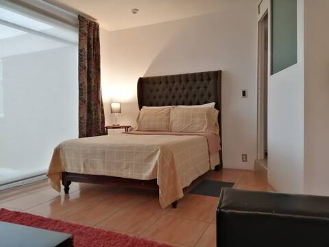 Centrally located apartment with a view