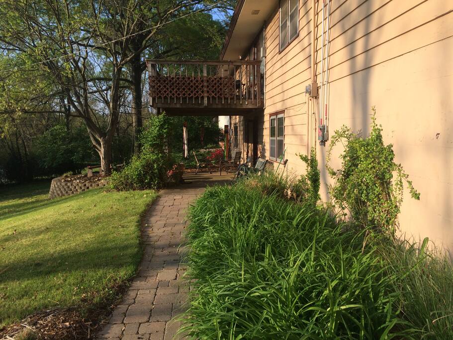 Walkway to the entrance