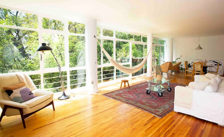 Sunny on Amsterdam, Condesa w/ Parque Mexico views