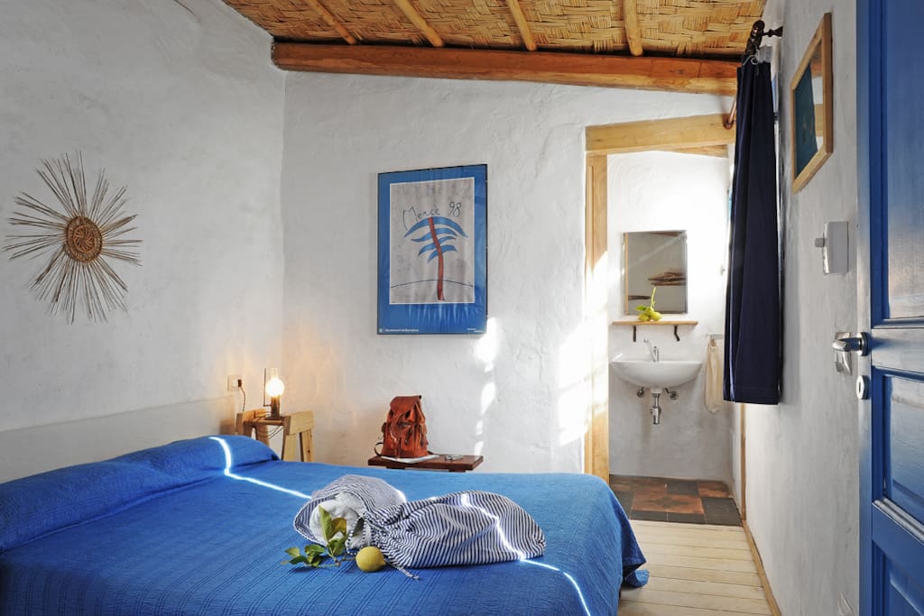 Mediterranean sea style in the bedroom