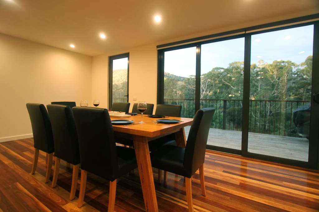 Enjoy a meal with friends and family with the beautiful outlook.