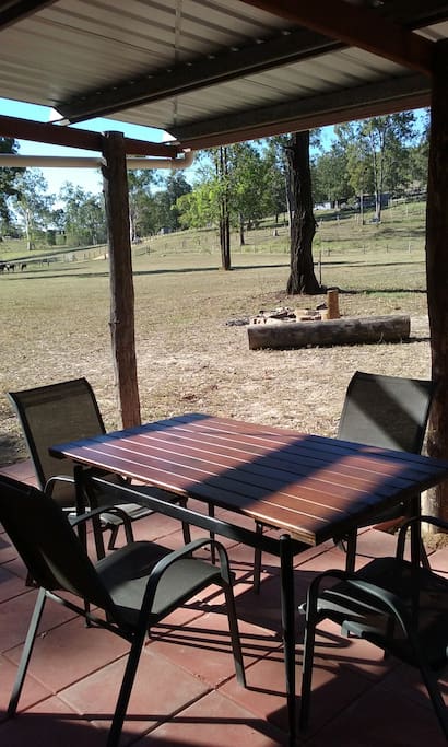 View from the patio