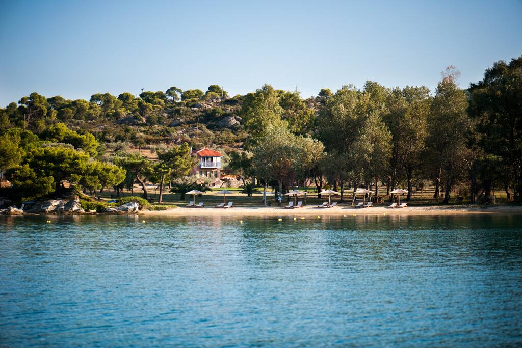 The Villas and the beachfront