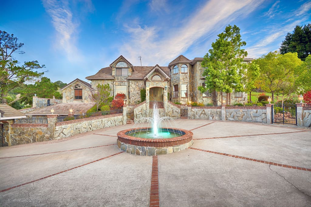 The welcoming courtyard fountain greets our guests. Who wouldn't want to call this home?
