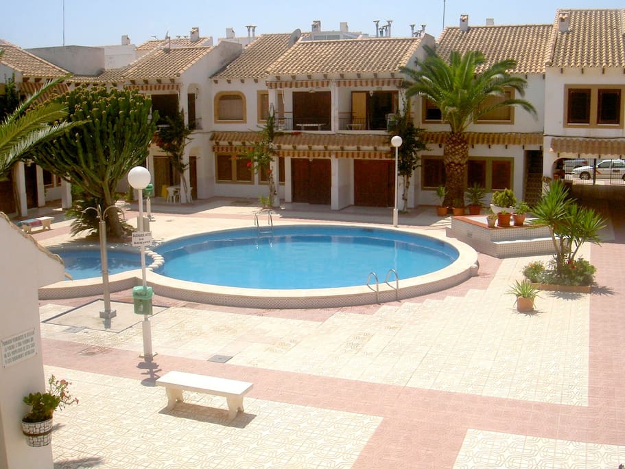 Poblado Pescador Rear Courtyard and Pool